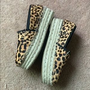 Leopard espadrilles